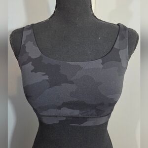 Lululemon Women's Energy Camo Multi Strap Sports Bra Size 4